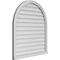 Ekena Millwork Round Top Surface Mount PVC Gable Vent w/ 2"W x 2"P Brickmould Sill Frame, 36"W x 40"H GVPRT36X4003SN - alternate 2